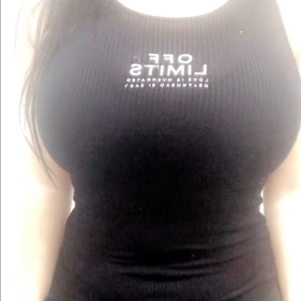 Forever 21 OFF limits fitted tank top